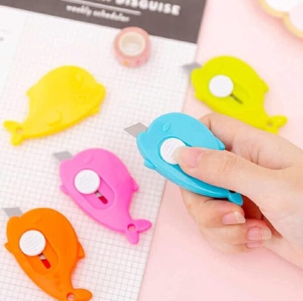 MINI WHALE PORTABLE UTILITY KNIFE CUTE - Image 2