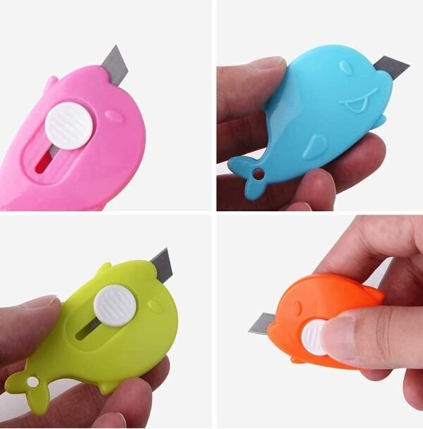 MINI WHALE PORTABLE UTILITY KNIFE CUTE - Image 3