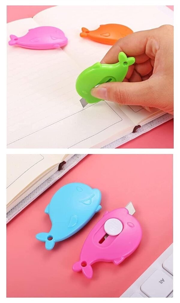 MINI WHALE PORTABLE UTILITY KNIFE CUTE - Image 5