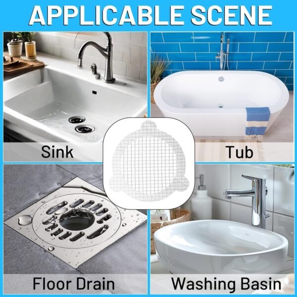 ROUND DISPOSABLE SHOWER DRAIN HAIR - Image 9
