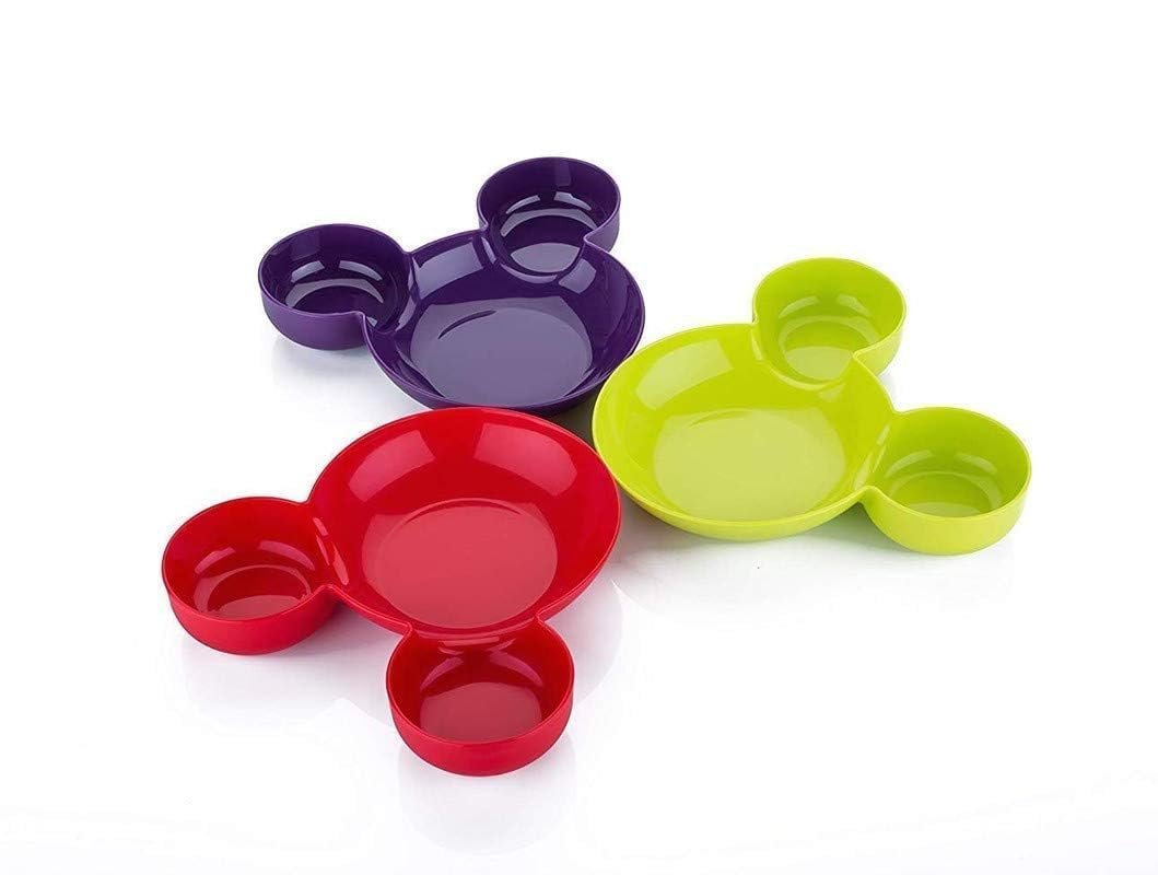 PLASTIC UNBREAKABLE MICKY MOUSE TRAY 
(1 PC)