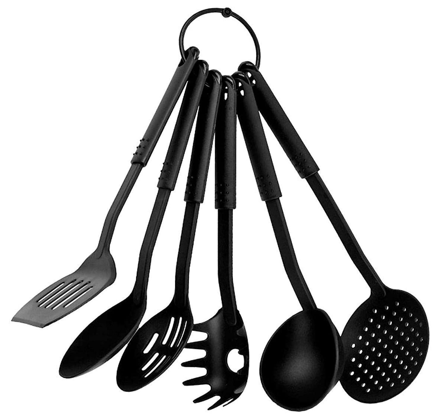 6 PCS PLASTIC NONSTICK SPATULA