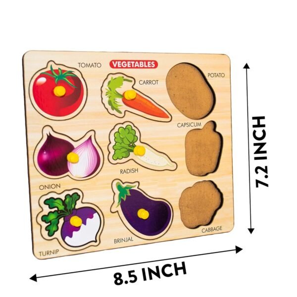 WOODEN FRUITS SHAPES PUZZLE - Image 3