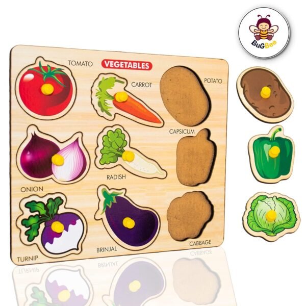 WOODEN FRUITS SHAPES PUZZLE - Image 4