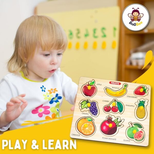 WOODEN FRUITS SHAPES PUZZLE - Image 6