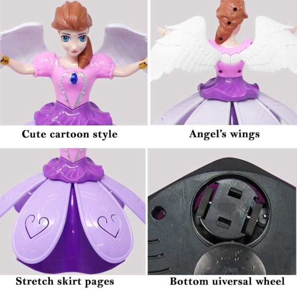 360 ROATETING LIGHTING ANGEL GIRL - Image 4
