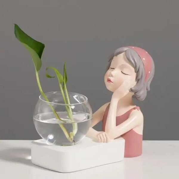 CERAMIC LIGHTING GLASS WITH GIRL GIFT SET - Image 5