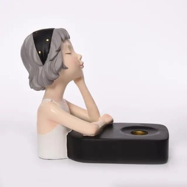 CERAMIC LIGHTING GLASS WITH GIRL GIFT SET - Image 6