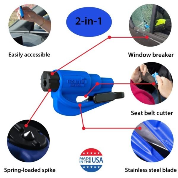 3 IN 1 SUPER MINI SAFETY WINDOW GLASS BREAKER - Image 4
