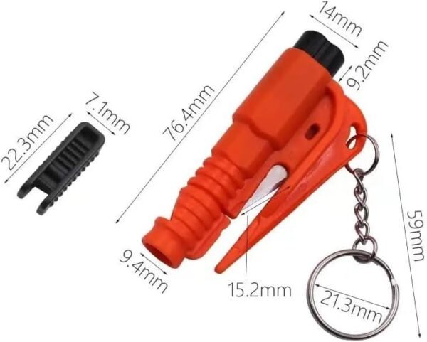 3 IN 1 SUPER MINI SAFETY WINDOW GLASS BREAKER - Image 7