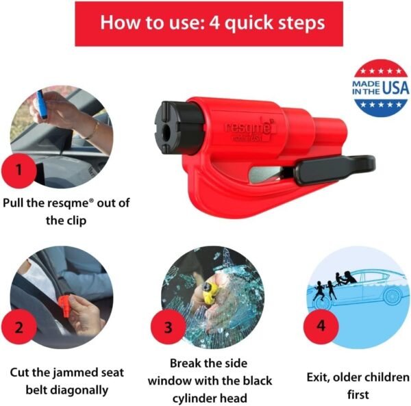 3 IN 1 SUPER MINI SAFETY WINDOW GLASS BREAKER - Image 9