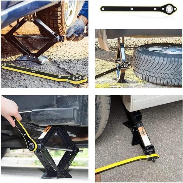 UNIVERSAL CAR JACK RETCHET WRENCH WITH ACCESSORIES - Image 3