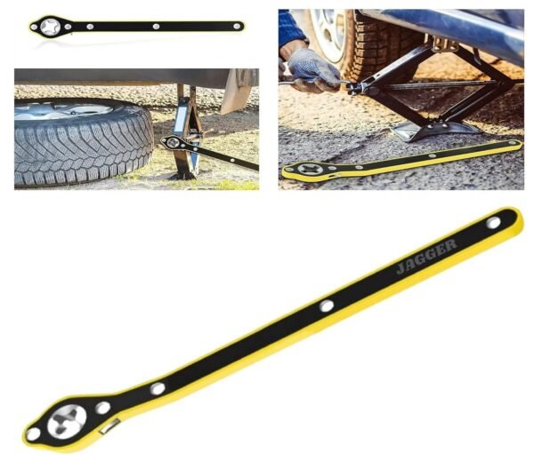 UNIVERSAL CAR JACK RETCHET WRENCH WITH ACCESSORIES - Image 9