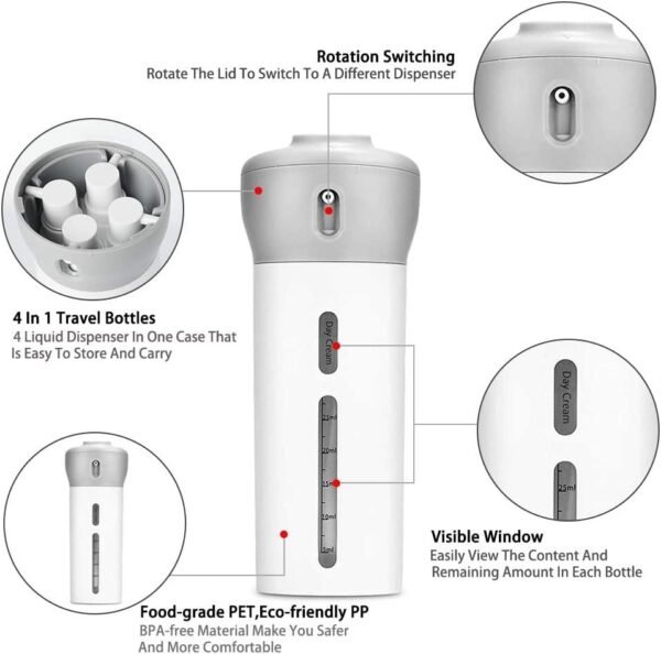 4 IN 1 SMART TRAVEL BOTTLE - Image 4