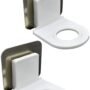 PLASTIC SHAMPOO AND HAND WASH HOLDER SHOWER HOOK (SET OF 2)