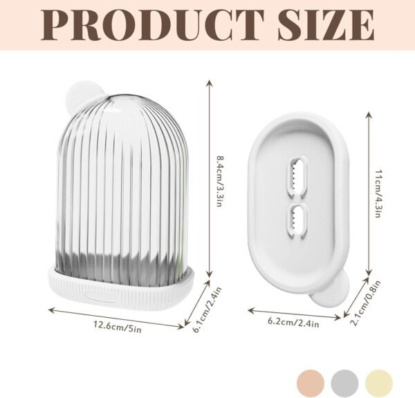WALL MOUNTED DOUBLE LAYER SOAP BOX - Image 3