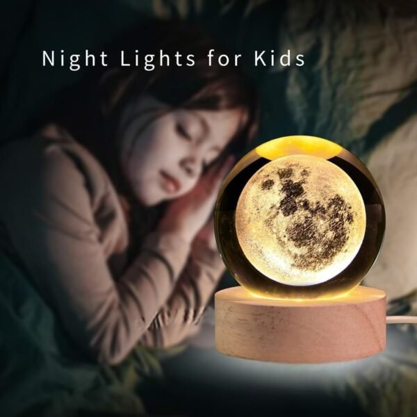 3D CRYSTAL BALL NIGHT LAMP - Image 4