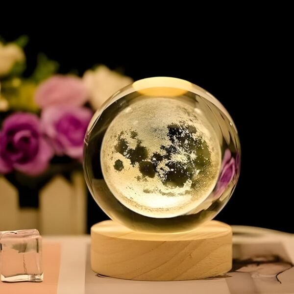 3D GALAXY CRYSTAL BALL NIGHT LAMP