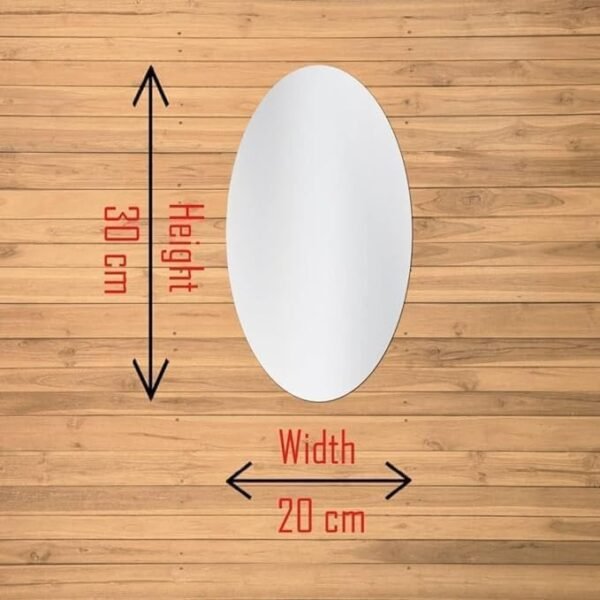 OVAL SHAPE STICKER MAGIC MIRROR (BIG SIZE) - Image 2