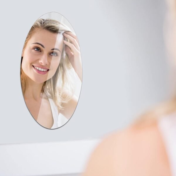 OVAL SHAPE STICKER MAGIC MIRROR (BIG SIZE) - Image 3