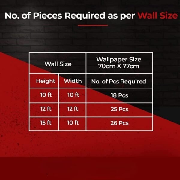 SELF ADHESIVE 3D BRICK STONE PATTERN WALLPAPER - Image 9