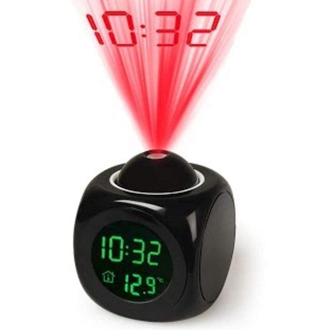 DIGITAL LCD VOICE ALARM CLOCK
