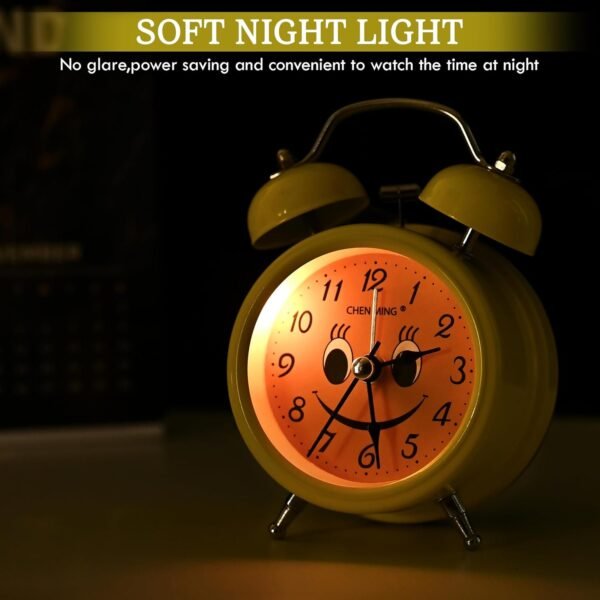ALARM CLOCK WITH NIGHT LIGHT (MIX SHAPE) - Image 3