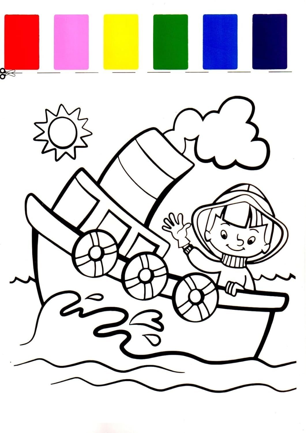 COLORING WATER DRAWING BOOKS WITH BRUSH PEN - Image 5