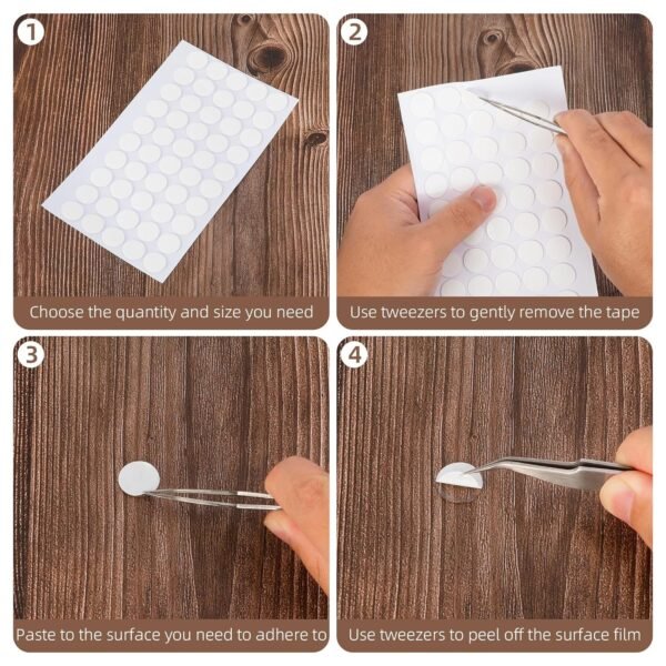 WATERPROOF DOUBLE-SIDED STICK ADHESIVE STICKERS (60 PCS) - Image 4