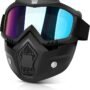 MOTORCYCLE GOGGLE FACE MASK