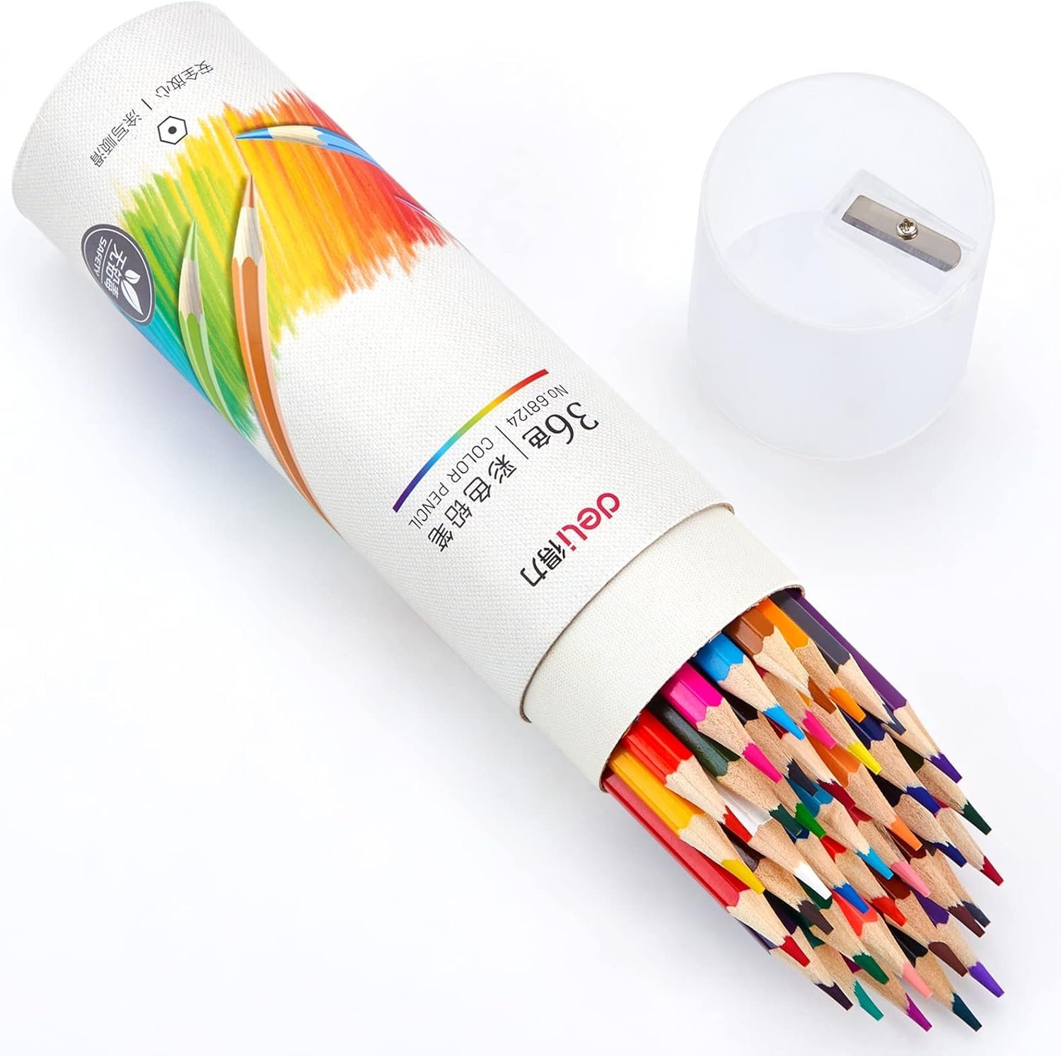 12 PCS COLOUR PENCIL WITH SHRPNER