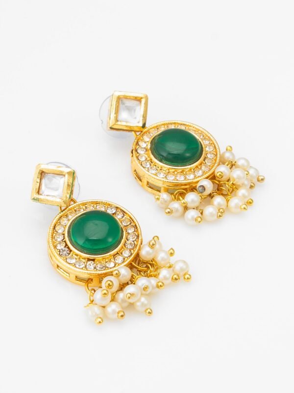 Morison Alluring Gold Necklace Set with Earrings  Perfect for Every Occasion - Image 6