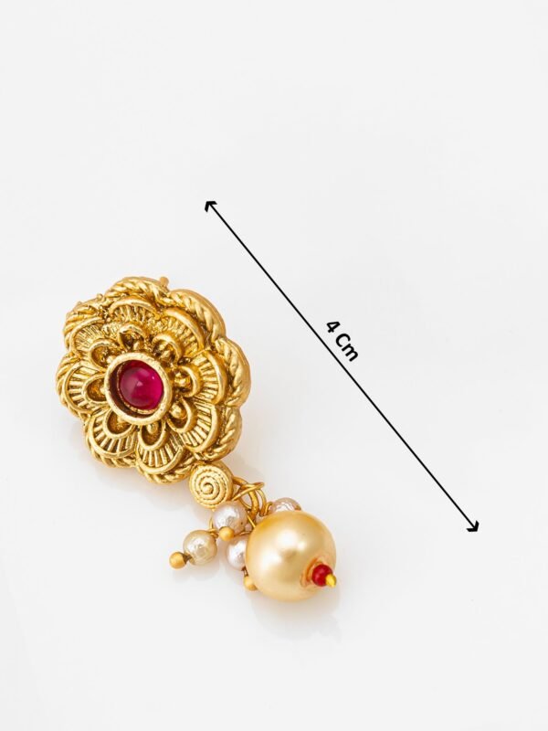 Morison Classic Gold Necklace Set with Earrings  A Timeless Statement - Image 4