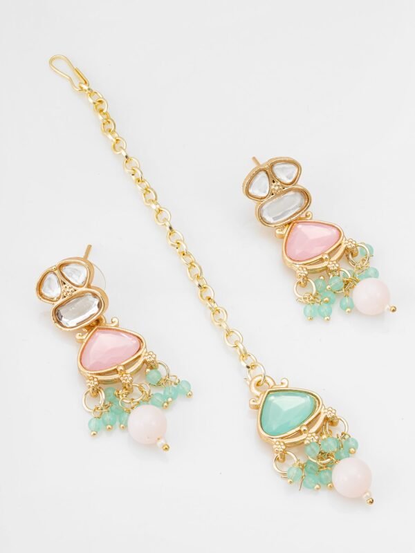 Morison Golden Bloom Necklace Set  A Stunning Blend of Art and Elegance - Image 3