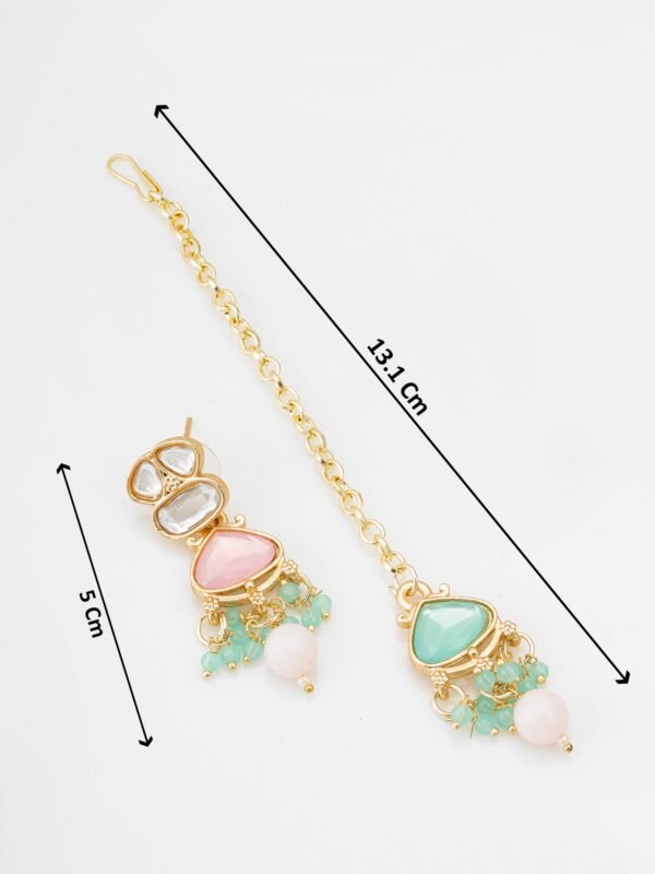 Morison Golden Bloom Necklace Set  A Stunning Blend of Art and Elegance - Image 4