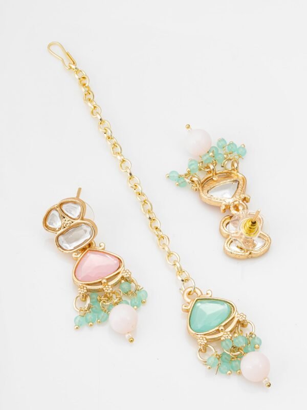 Morison Golden Bloom Necklace Set  A Stunning Blend of Art and Elegance - Image 5