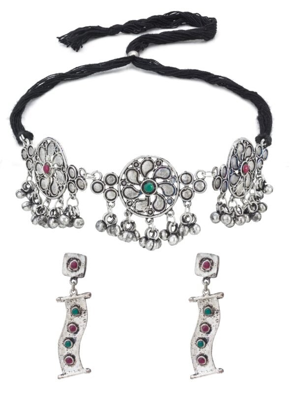 Morison Golden Elegance Necklace and Earrings Set  A Masterpiece of Craftsmanship - Image 2