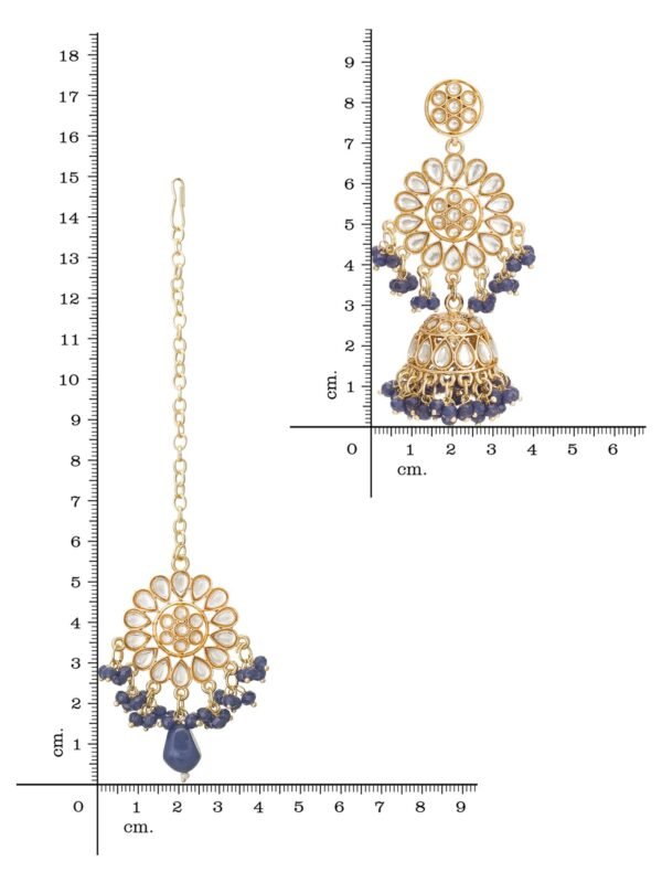 Morison Golden Serenity Necklace Set  Pure Elegance for Every Occasion - Image 4