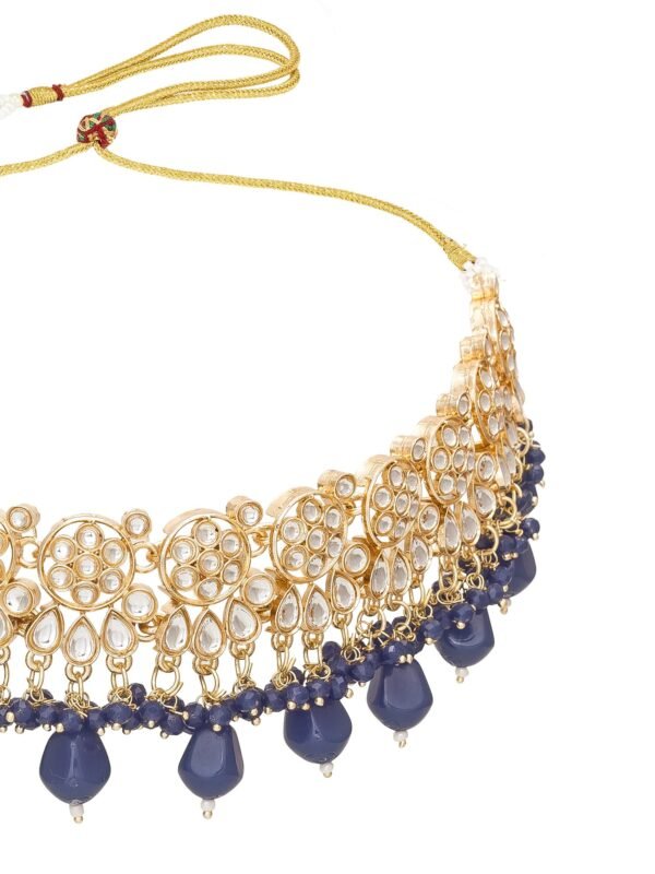 Morison Golden Serenity Necklace Set  Pure Elegance for Every Occasion - Image 6