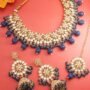 Morison Golden Serenity Necklace Set  Pure Elegance for Every Occasion