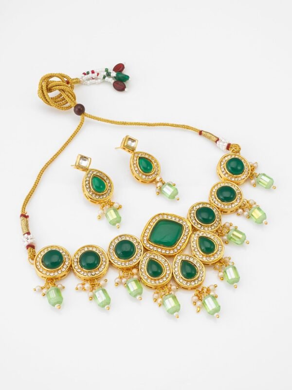 Morison Opulent Gold Necklace and Earrings Set  A Celebration of Luxury - Image 2