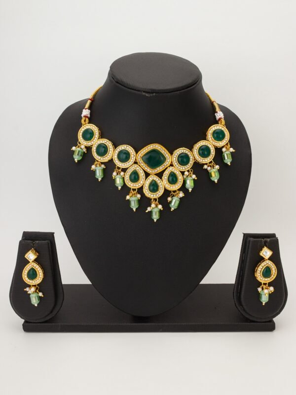 Morison Opulent Gold Necklace and Earrings Set  A Celebration of Luxury - Image 3