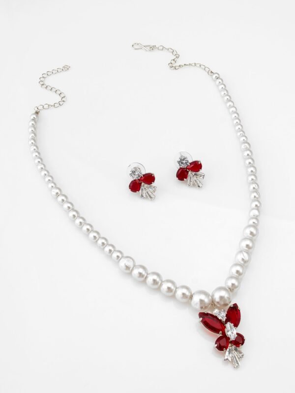 Morison Gleaming Gold Necklace and Earrings Set  Crafted for Radiance - Image 2