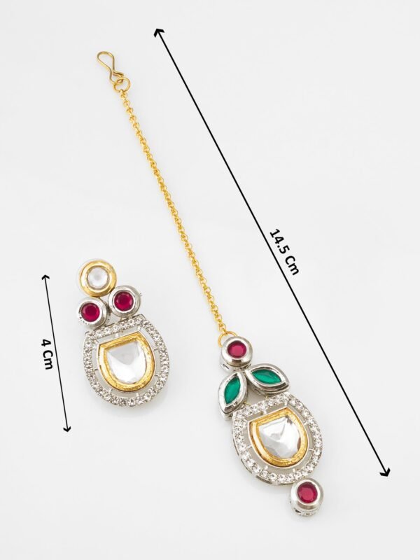 Morison Golden Dazzle Necklace Set  A Bold Statement of Luxury - Image 4