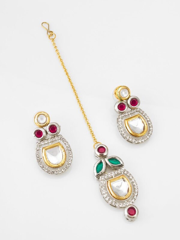 Morison Golden Dazzle Necklace Set  A Bold Statement of Luxury - Image 5
