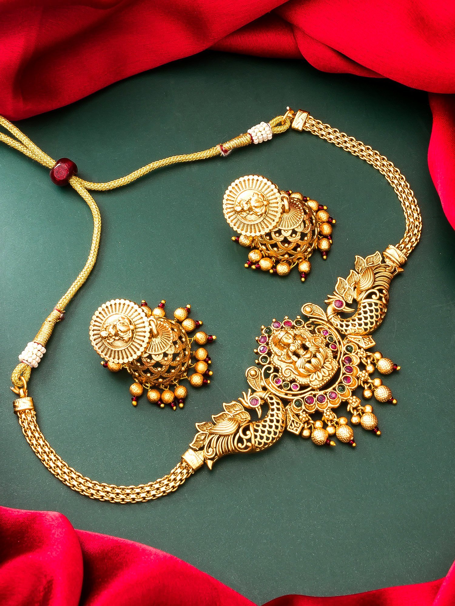 Morison Golden Radiance Necklace Set  Shine Bright, Shine Bold