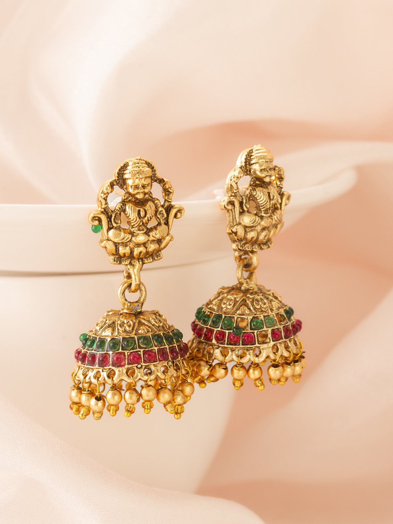 Morison Golden Harmony Earrings  A Radiant Balance of Style and Comfort
