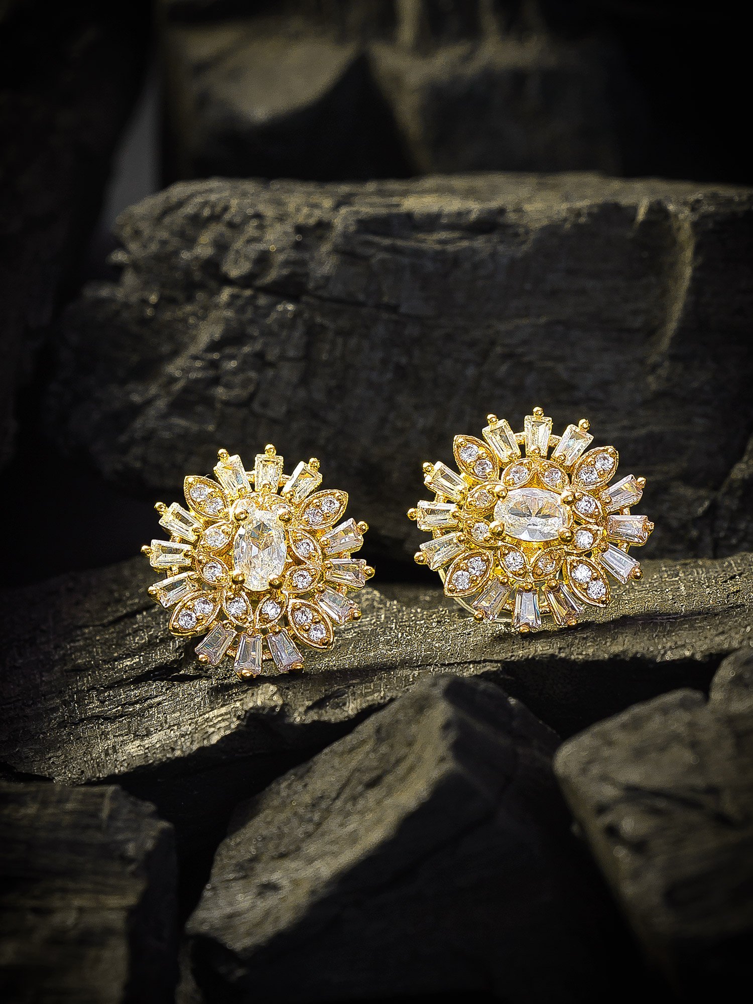 Morison Golden Grace Earrings  Elegance in Every Moment
