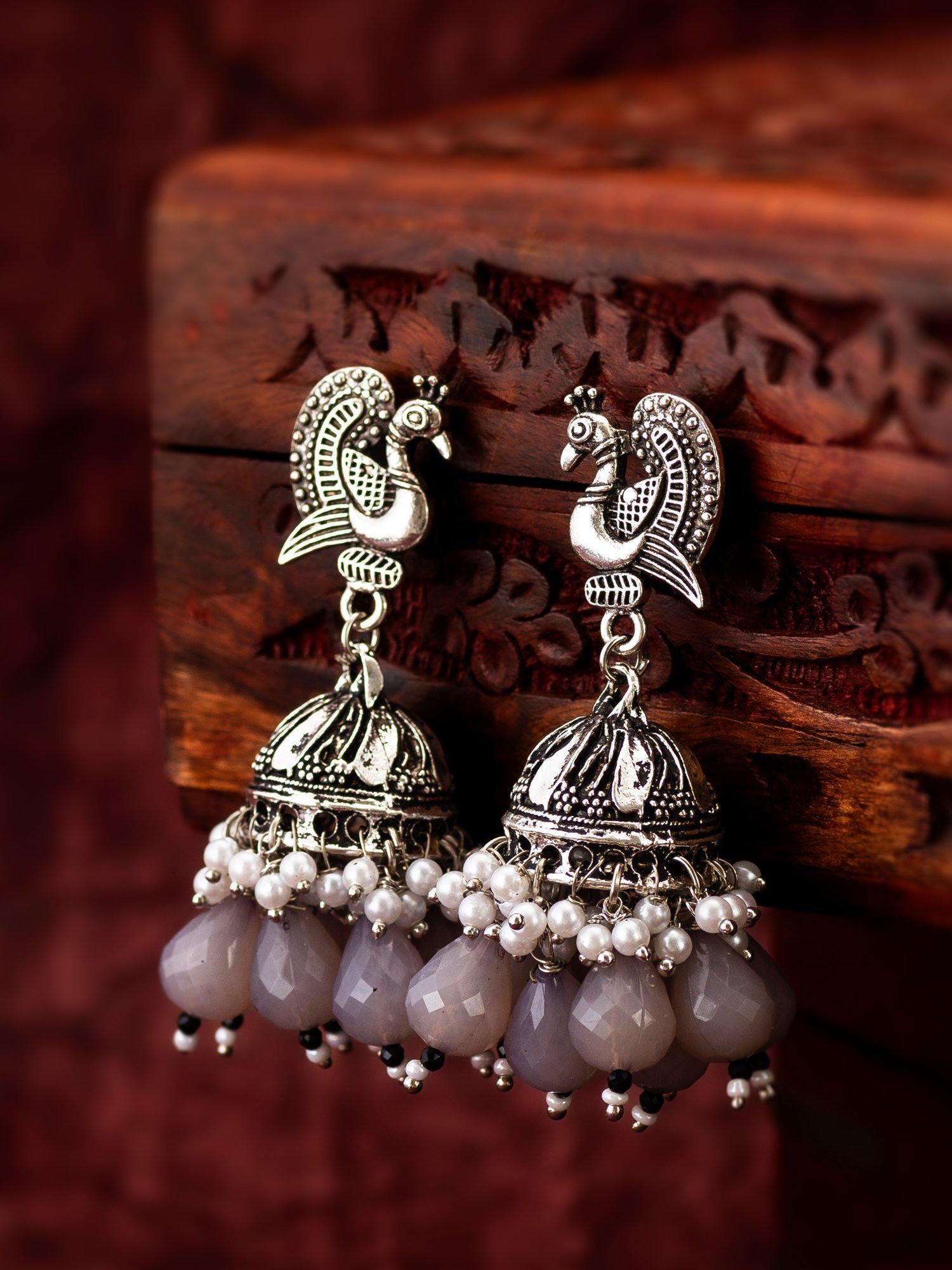 Morison Golden Filigree Earrings  Delicate Artistry, Timeless Appeal