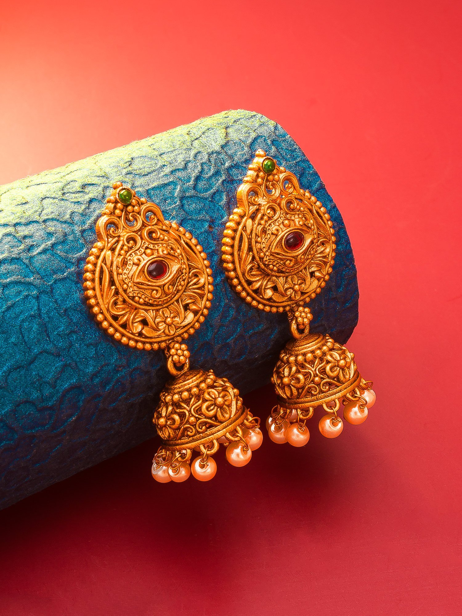 Morison Golden Leaf Earrings  Natureâ€™s Elegance in Gold